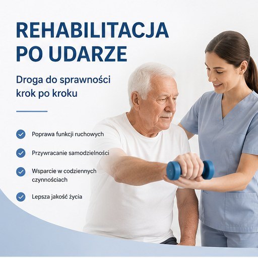 Rehabilitacja po udarze - ćwiczenia z fizjoterapeutą