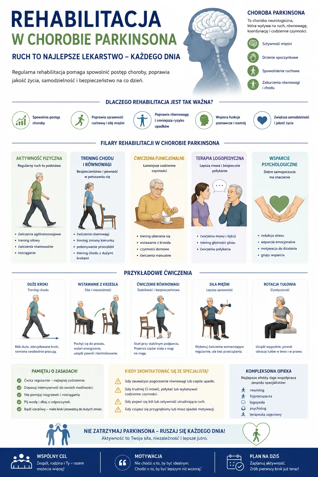 Rehabilitacja neurologiczna i trening funkcjonalny Parkinson